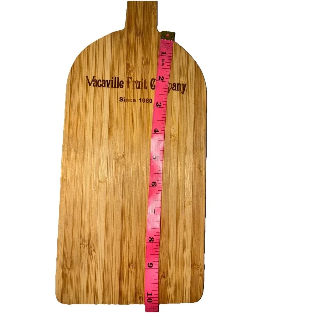 Vacaville Fruit‎ Co Cheese Charcuterie Board Bamboo 14x5.5